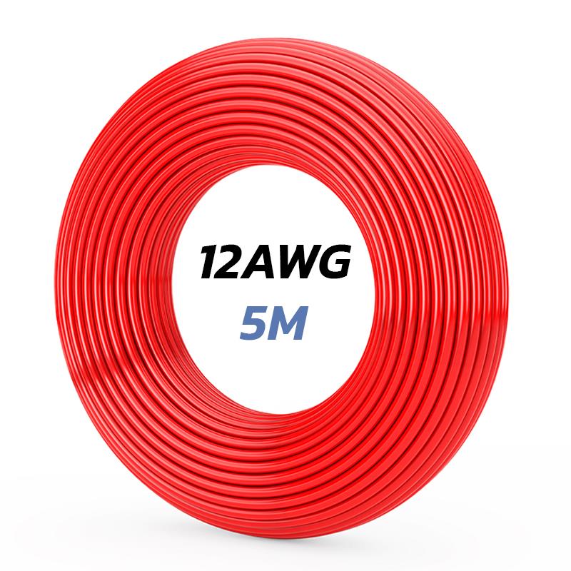 Cable rojo 12 AWG - 5M