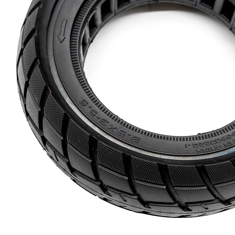 Rueda maciza ultraligera offroad 8,5x3-5,5 - linea negra [Ewheel]