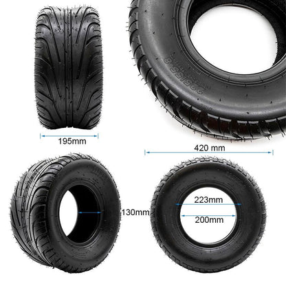 Neumático tubeless 18x9,5-8 / 225/55-8 [Feiben]
