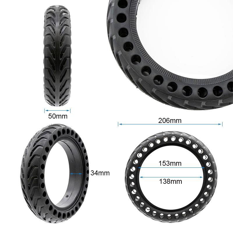 Rueda maciza perforada 8,5x2-6,1/B34 - [Nedong]