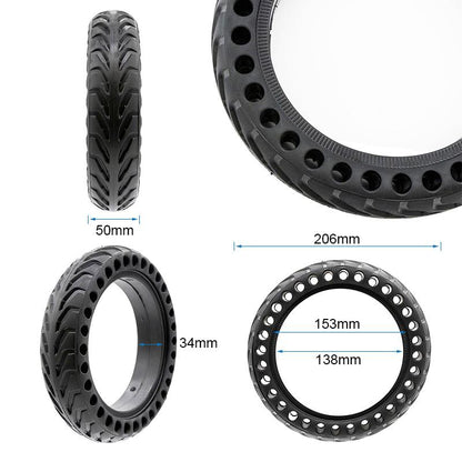 Rueda maciza perforada 8,5x2-6,1/B34 - [Nedong]