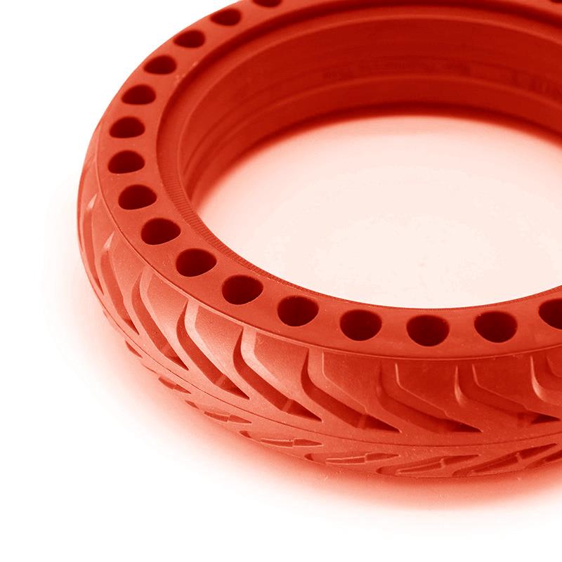 Rueda maciza perforada 8,5x2-6,1/B34 - rojo
