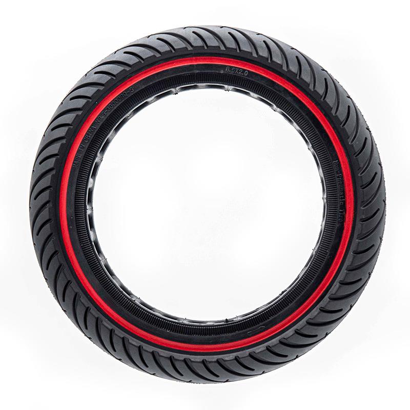 Rueda maciza ultraligera 8,5x2-6,1/B34 - línea roja [Nedong]