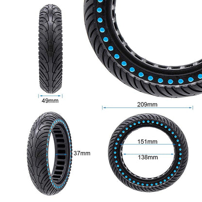 Rueda maciza ultraligera 8,5x2-6,1/B34 - puntos azules [Nedong]