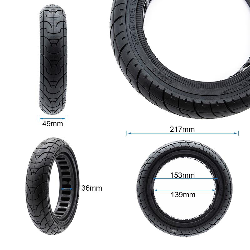 Rueda maciza ultraligera 9,2x2-6,1/B34 - línea negra [Ewheel]