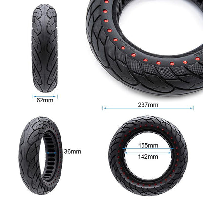 Rueda maciza ultraligera 10x2,5-6,1/B34 - puntos rojos [Nedong]