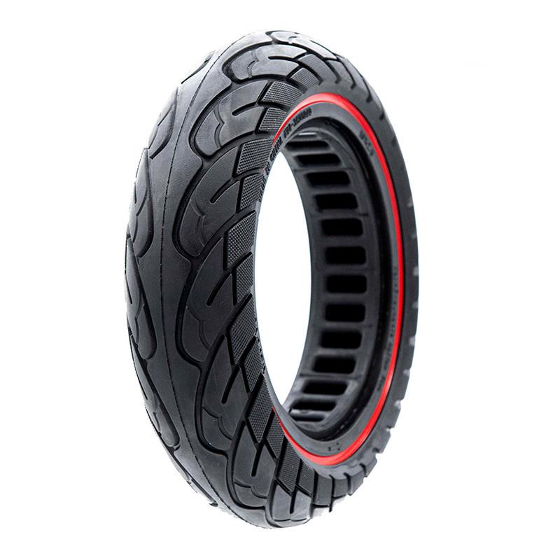 Rueda maciza ultraligera 10x2,5-6,1/B34 - línea roja [Nedong]