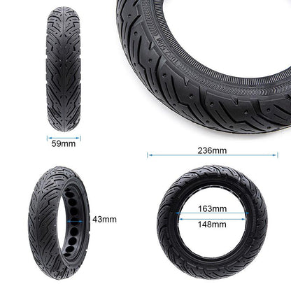 Rueda maciza 10x2,5-6,5/B43 (60/70-6,5) - Compatible con Ninebot G30