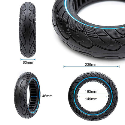 Rueda maciza ultraligera 10x2,5-6,5/B44 - línea azul [Nedong]