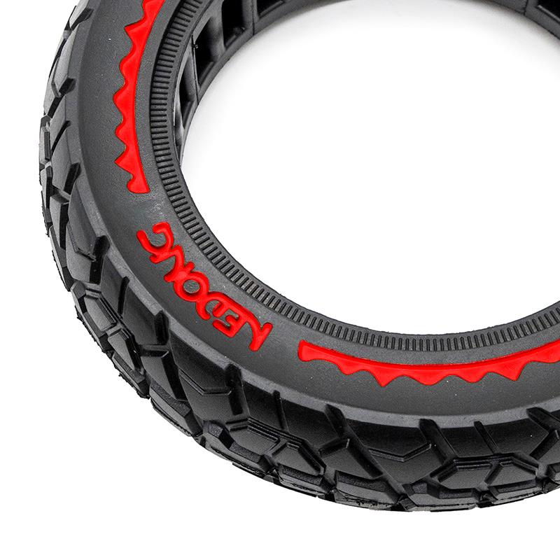 Rueda maciza ultraligera offroad 10x2,5/B44 - rojo [Nedong]