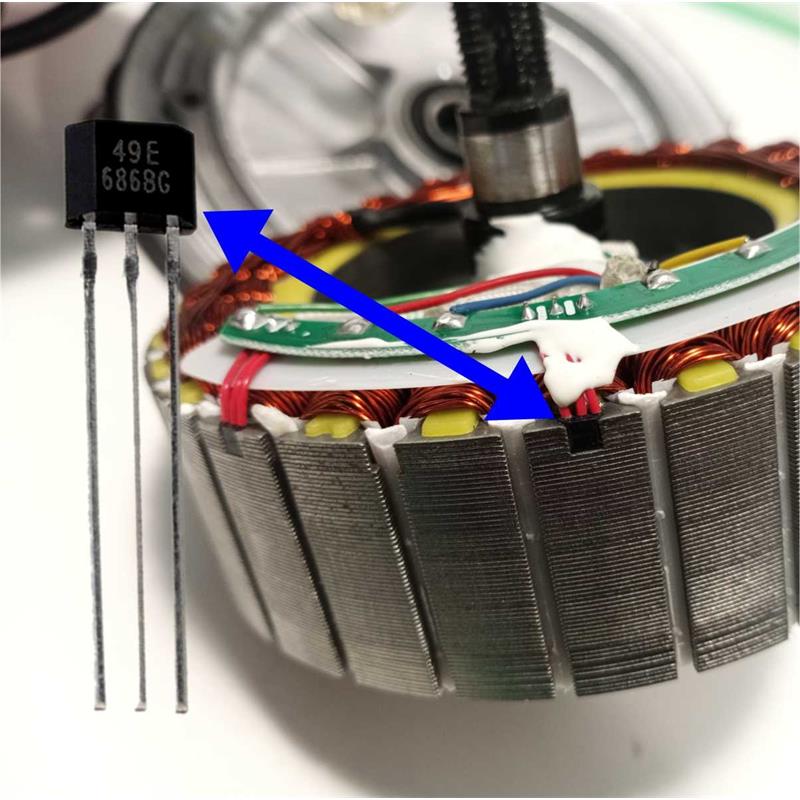 Motor 36V 300W 6,1/B34 negro para Xiaomi [Ewheel]