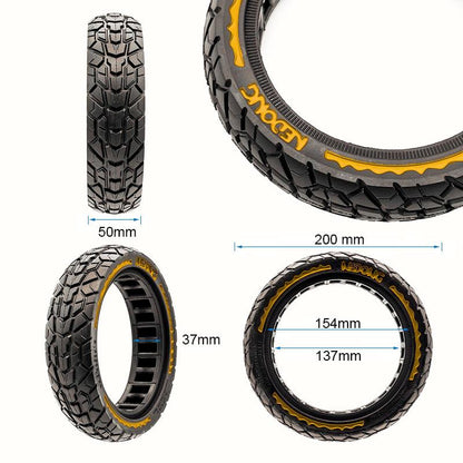 Rueda maciza ultraligera offroad 8,5x2-6,1/B34 - amarillo [Nedong]