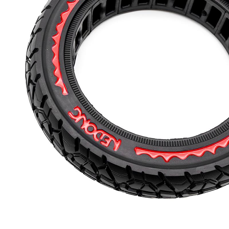 Rueda maciza ultraligera offroad 10x2,125-6,5/B44 - roja [Nedong]