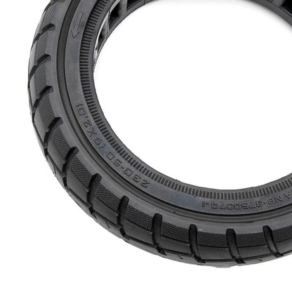 Rueda maciza ultraligera offroad 230x50 / 9x2-6,1/B34 - linea negra [Ewheel]