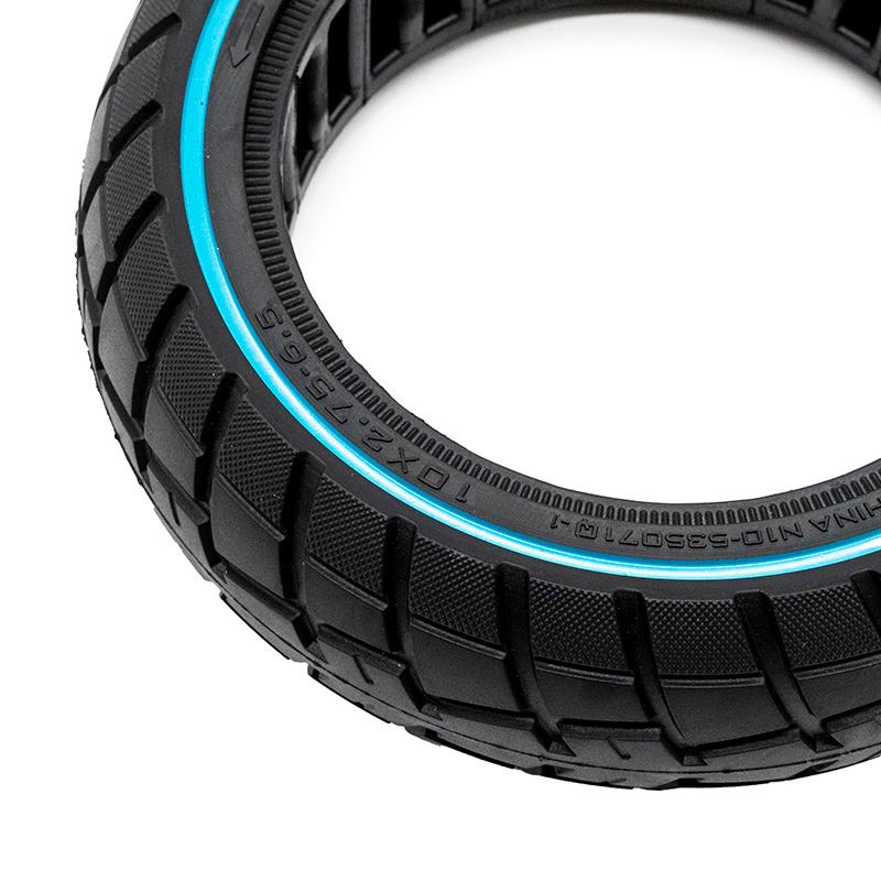 Rueda maciza ultraligera offroad 10x2,75-6,5/B55 - linea azul [Ewheel]