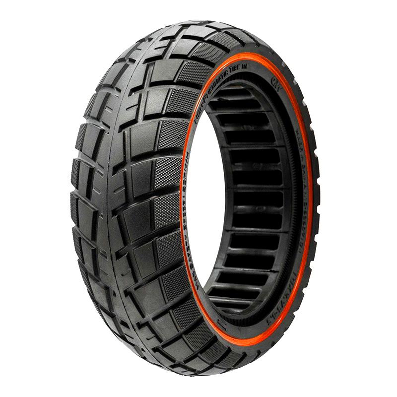 Rueda maciza ultraligera offroad 10x2,75-6,5/B55 - linea roja [Ewheel]