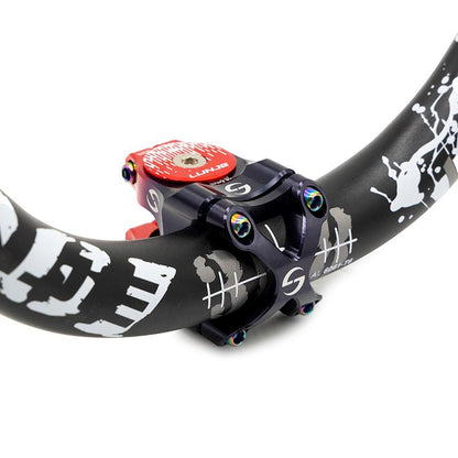 Potencia para manillares de 31,8mm EWPM-002 negro-rojo