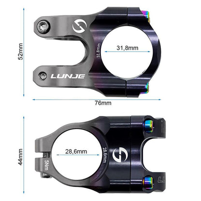 Potencia para manillares de 31,8mm EWPM-003 negro gris