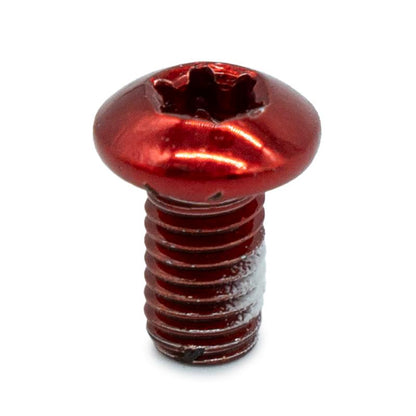 Tornillo rojo M5x10 para discos de freno - 12 uds