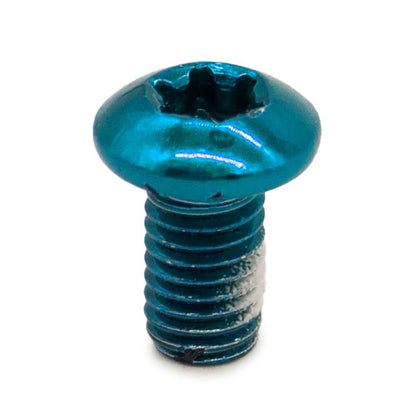 Tornillo azul M5x10 para discos de freno - 12 uds