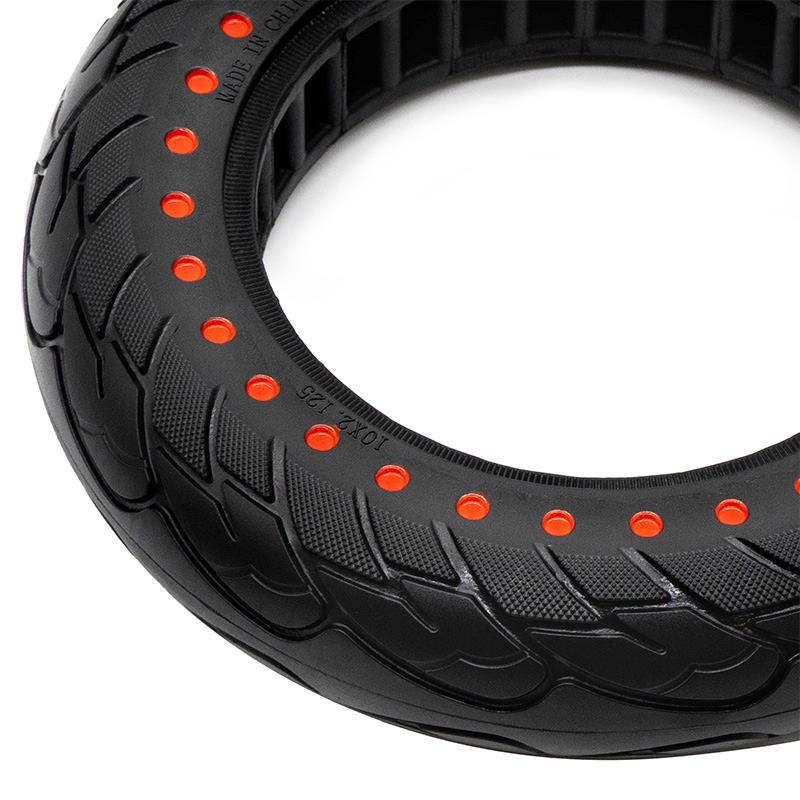 Rueda maciza ultraligera 10x2,125-6,1/B34 - puntos rojos [Nedong]