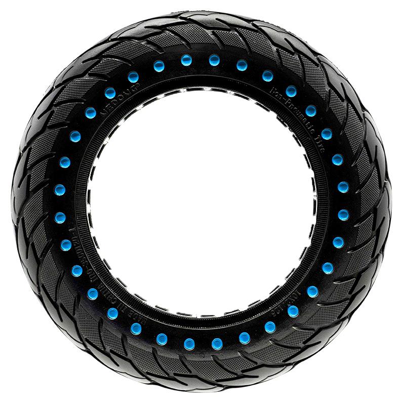 Rueda maciza ultraligera 10x2,125-6,1/B34 - puntos azules [Nedong]