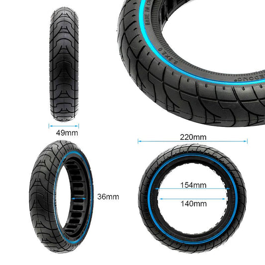 Rueda maciza ultraligera 9,2x2 - línea azul [Ewheel]
