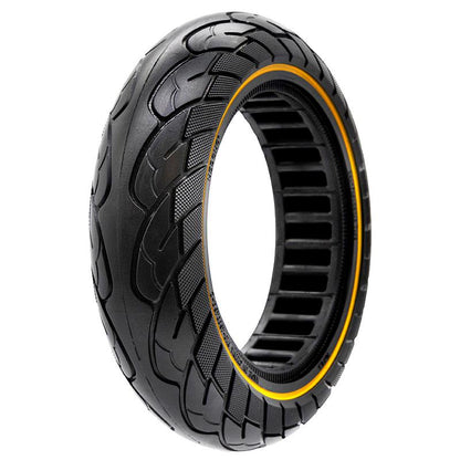 Rueda maciza ultraligera 10x2,5-6,5/B44  línea amarilla [Nedong]