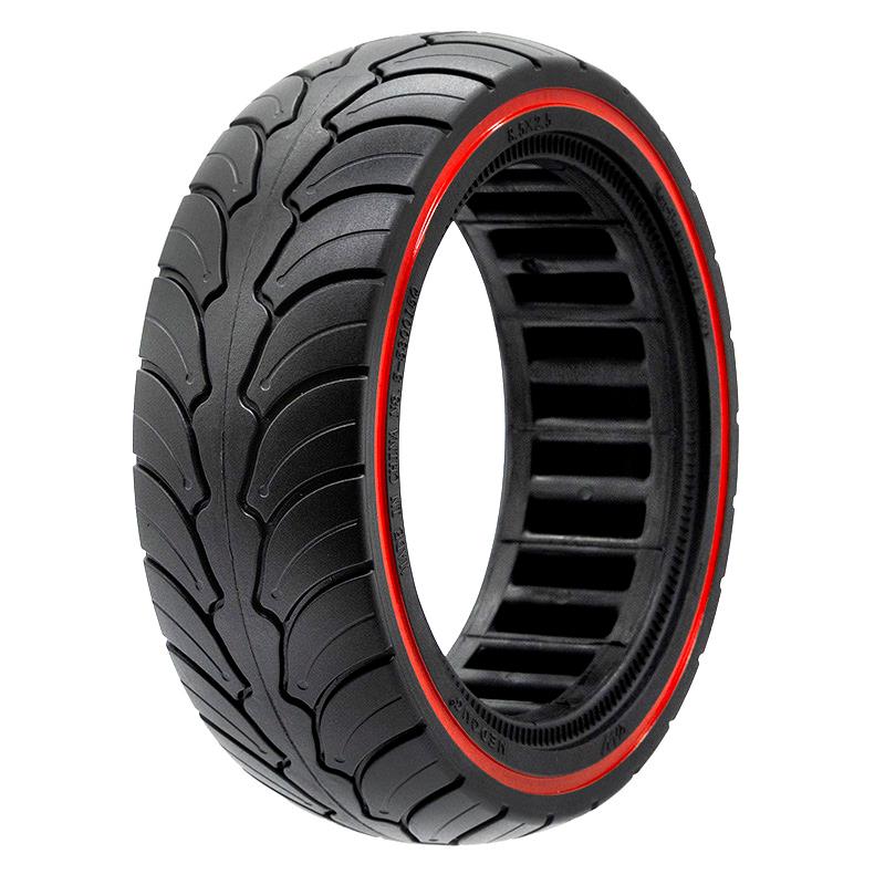 Rueda maciza ultraligera 8,5x2,5-6,1/B58 - línea roja (válido para Dualtron Mini) [Ewheel]