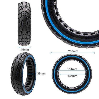 Rueda maciza ultraligera 8,5x2-6,1/B34 offroad linea azul [Ewheel]