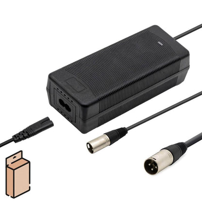 Cargador 48v (salida 54,6v) 2A conector XLR