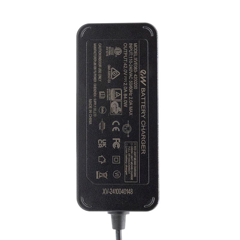 Cargador premium 36v (salida 42v) 2A conector Gx16 [Ewheel]
