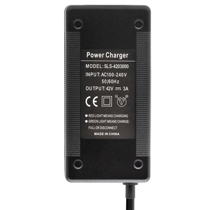 Cargador 36v (salida 42v) 3A conector DC 8mm