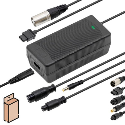 Cargador 48V (salida 54,6v) 2A con conectores DC y GX para Smartgyro speedway/Rockway y similares/ NIU
