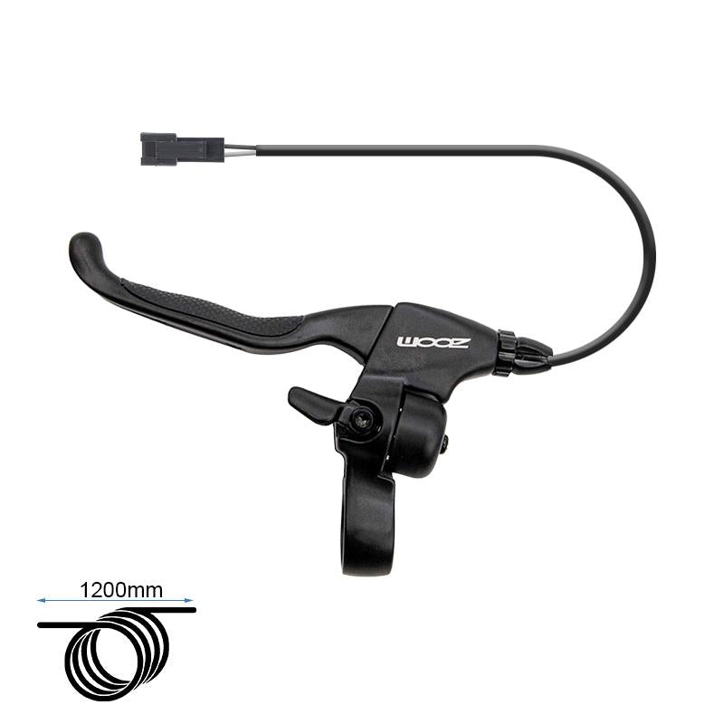 Maneta de freno con sensor, tensor y timbre L [Zoom] - Conector SM 1,2M