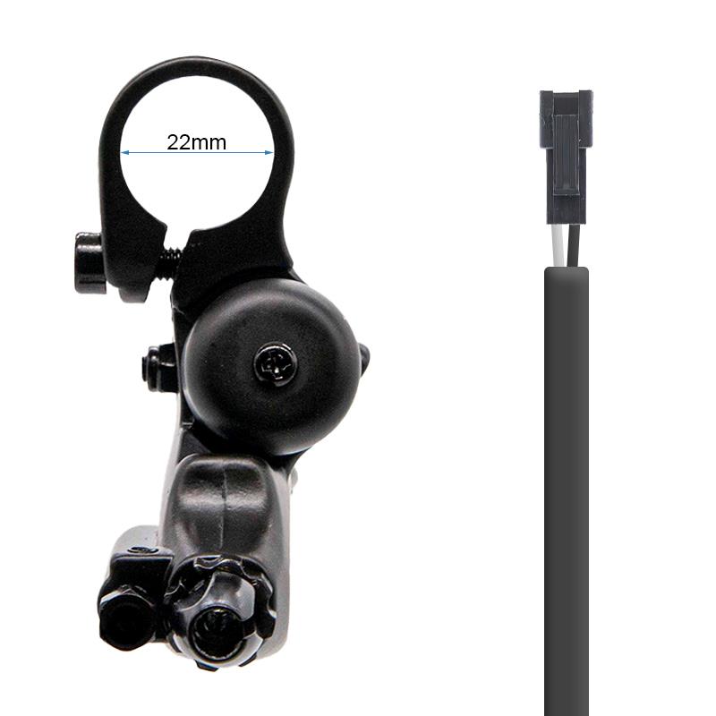 Maneta de freno con sensor, tensor y timbre L [Zoom] - Conector SM 1,2M