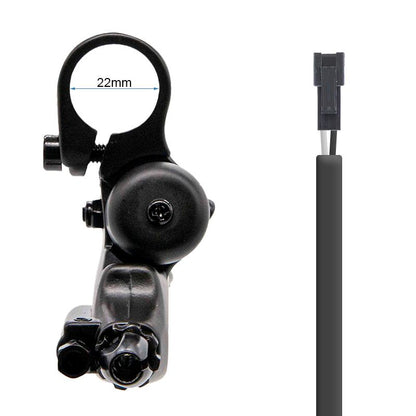 Maneta de freno con sensor, tensor y timbre L [Zoom] - Conector SM 1,2M