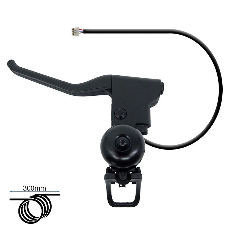 Maneta de freno con hall, tensor y timbre L para Ninebot F y D - Conector JST ZH