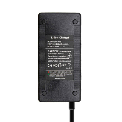 Cargador 48V (salida 54,6v) 3A conector DC 5,5x2,5mm