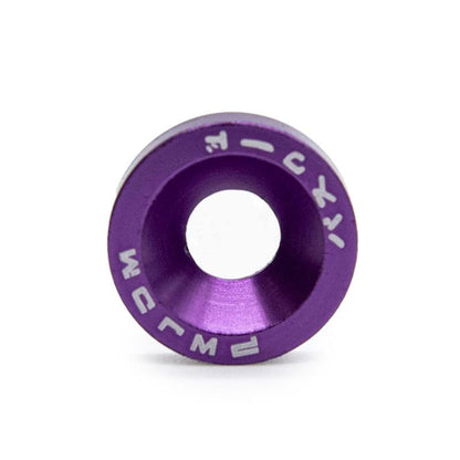 Arandela JDM violeta con tornillos M6x16  - 10uds