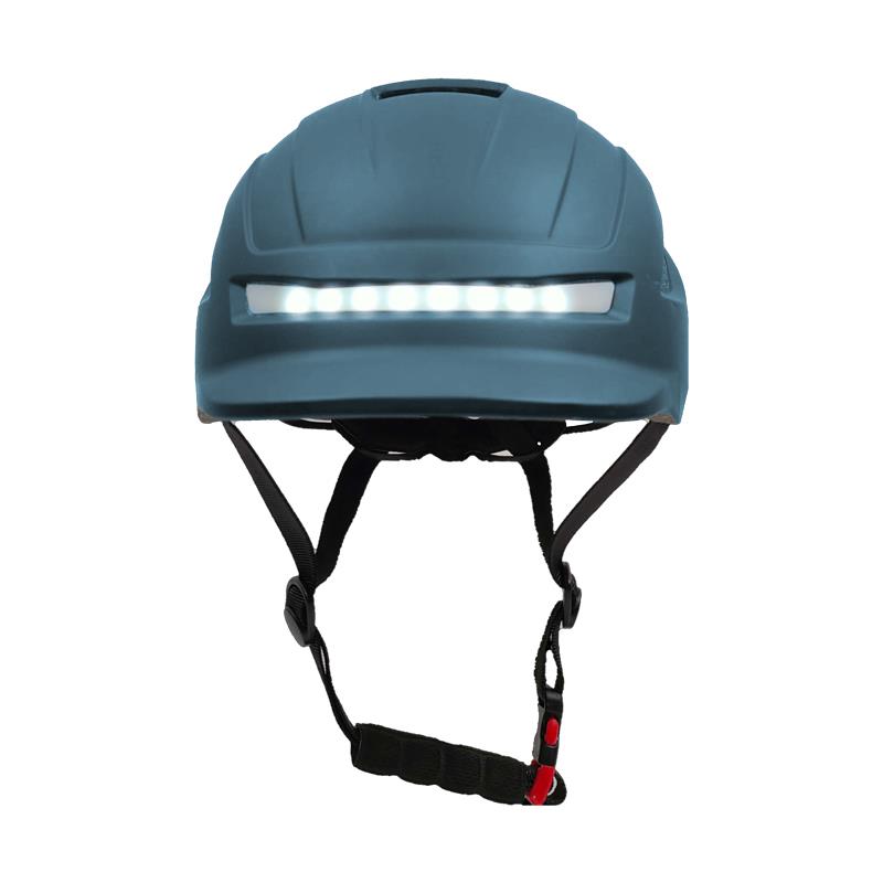 Casco con luz CP02 azul talla única