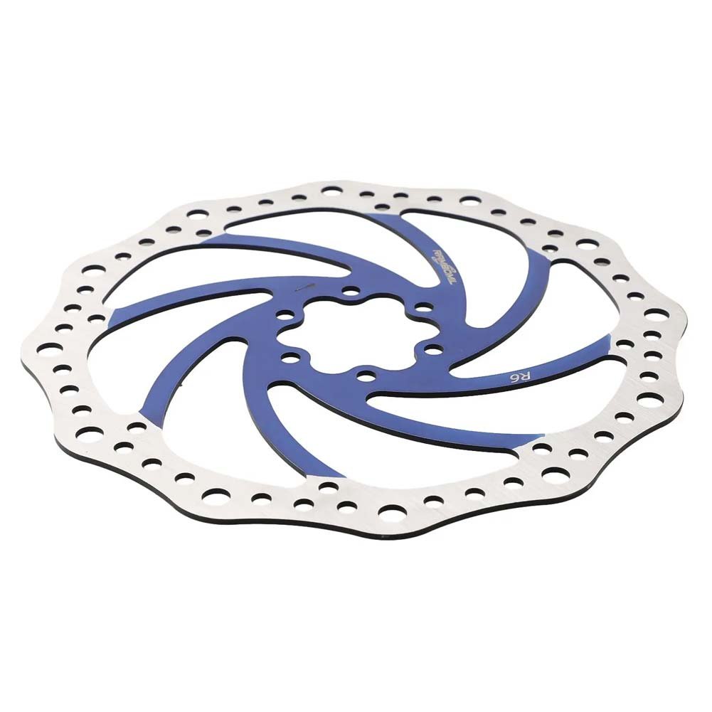 Disco de freno 140mm azul (Smartgyro / Kugoo y similares) - Dentado (6H -44MM)