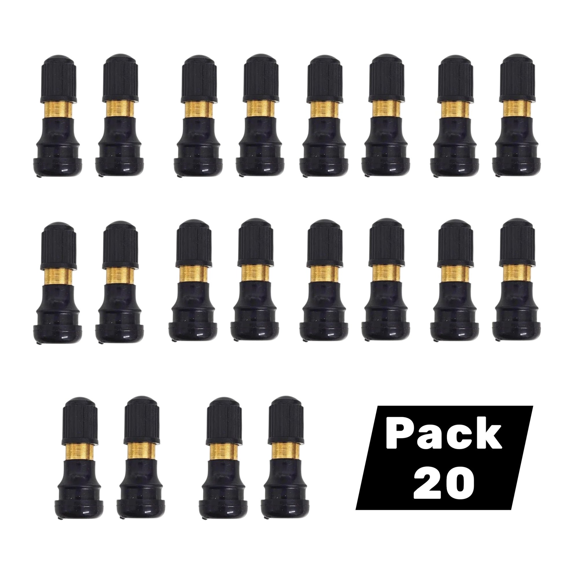Válvula tubeless recta de 30mm ( Pack 1 de 20 unidades)