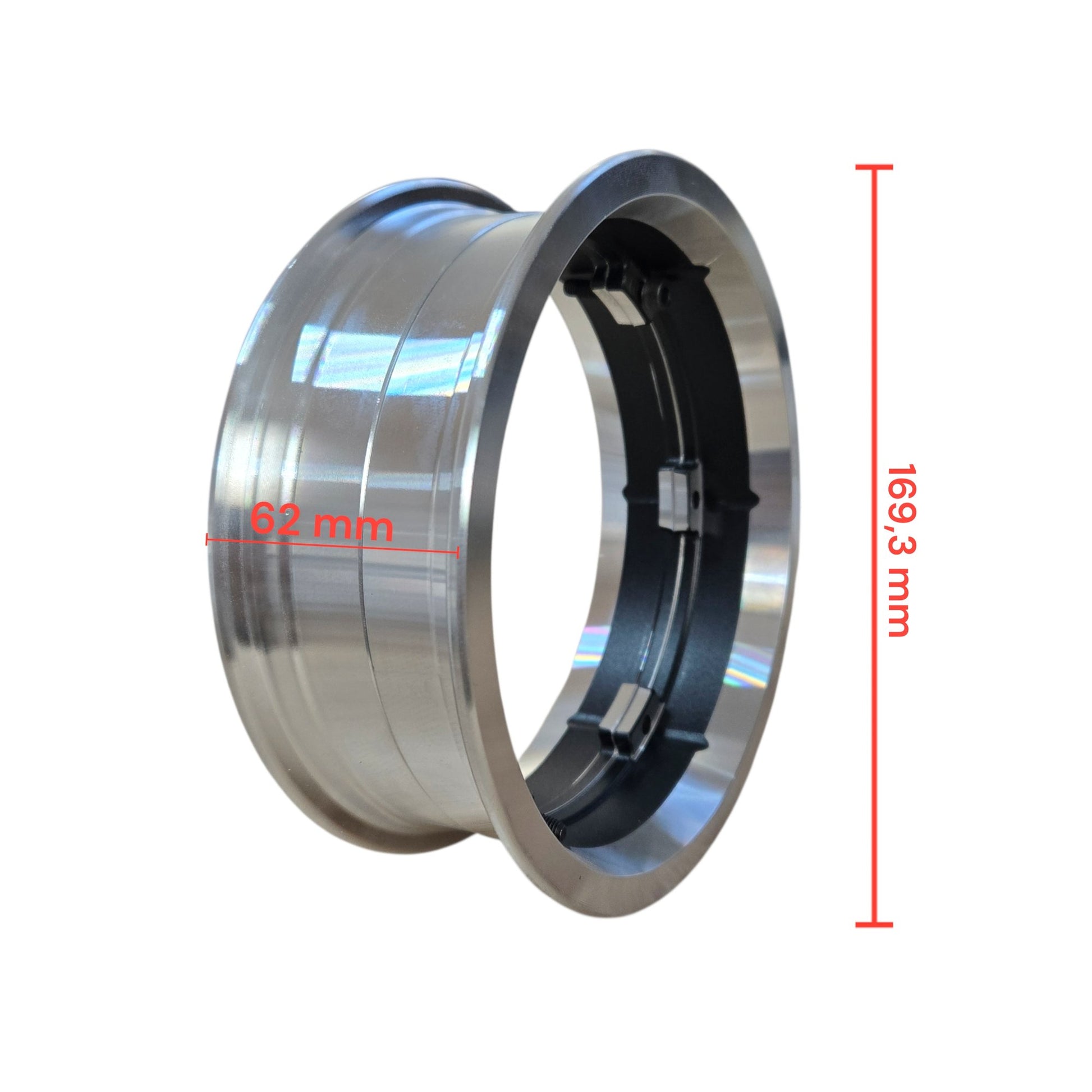 Llanta de motor de 6.1" y bisel de 52mm para Dualtron Mini