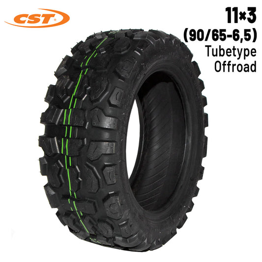 Rueda Cubierta 11x3 offroad (90/65-6,5)  Tubetype