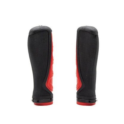 Puños de silicona ergonómicos con bloqueo rojos - 2 uds