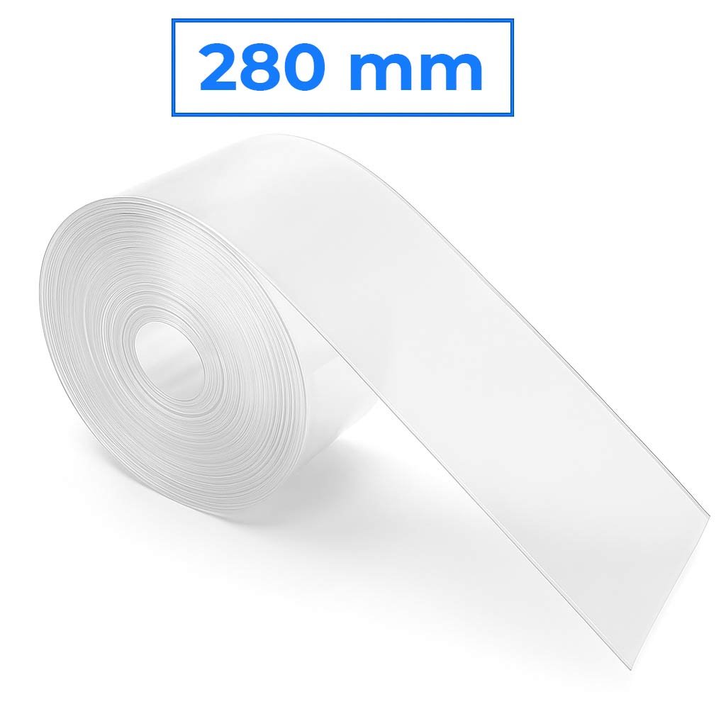 Tubo termorretráctil transparente 280 milímetros - 1M