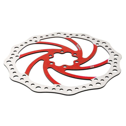 Disco de freno 160mm rojo - Dentado (6H -44MM)
