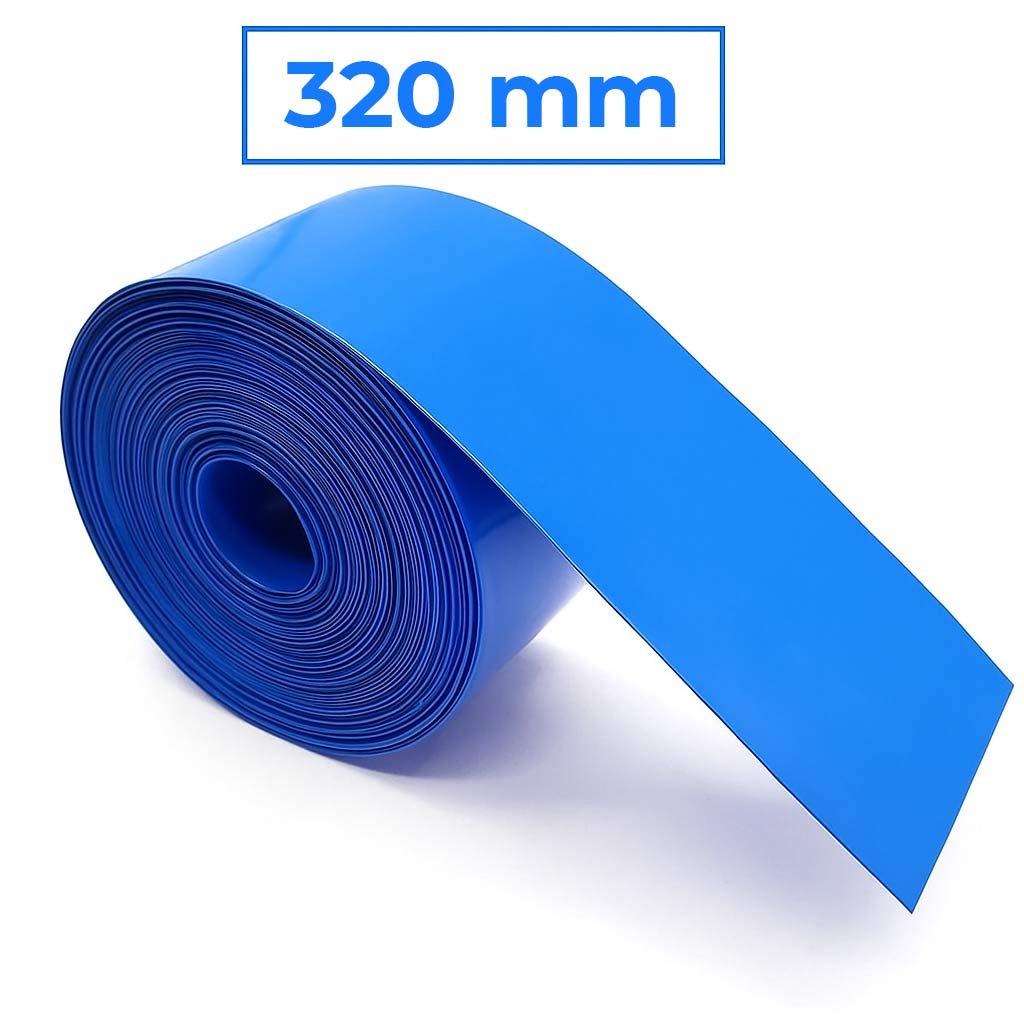 Tubo termorretráctil azul 320 milímetros - 1M