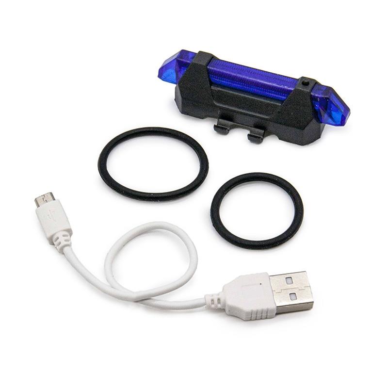 Luz de advertencia recargable azul